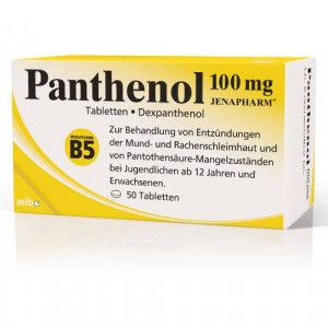 PANTHENOL 100 mg Jenapharm Tabletten