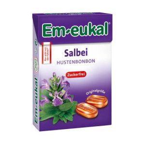 EM-EUKAL Bonbons Salbei zuckerfrei Box